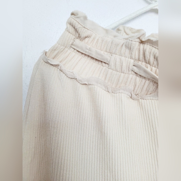 Vintage Havana Women's Rib Rayon Blend Wide Leg Pants Sand/Tan Small NWT - Picture 15 of 16